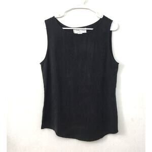 TASHA POLIZZI Black Tank Top Sz S/M